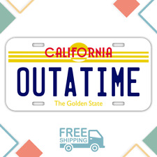 PERSONALIZED Back to the Future | California License Plate | OUTATIME picture
