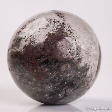 60g35mm Natural Garden/Phantom/Ghost/Lodolite Quartz Crystal Sphere Healing Ball picture