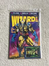 WIZARD Magazine #19 March 1993 Wolverine Cover Sealed Maxx Rookie Card picture