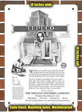 Metal Sign - 1928 Te-Pe-Co Clay Plumbing Postum Building- 10x14 inches picture