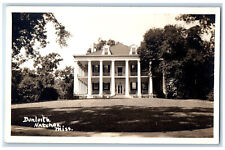 Natchez Mississippi MS RPPC Photo Postcard Dunleith Historic Inn c1920's picture