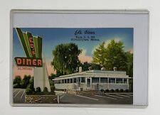 Ed's Diner Doylestown PA Chrome Tichnor Gloss Vintage Unused Penna Postcard picture