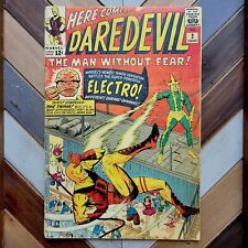 DAREDEVIL #2 GD 2.0 (Marvel 1964) KEY 2nd App ELECTRO + F.FOUR / JACK KIRBY Art picture