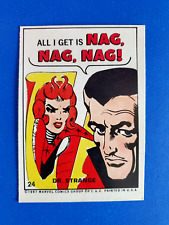 1967 Philadelphia Gum  Marvel Super Heroes Stickers #24 Dr. Strange picture