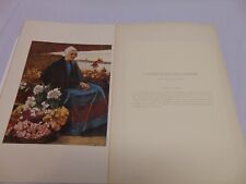 1893 Picture of A Flower Woman From Haarlem Der Maarel George Barrie publisher picture