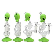 Novelty UFO Thick Glass Zong Bongs Collectible Tobacco Smoking Water Pipe Hookah picture