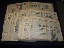1965 AUG-NOV THE DAILY CHRONICLE NEWSPAPER LOT OF 56 - WASHINGTON - NP 1812O picture