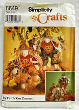 1993 Simplicity Sewing Pattern 8649 Scarecrow Bunnies 21