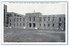 c1930's New Mess Hall And A Part Of The Prison Yard Auburn New York NY Postcard picture