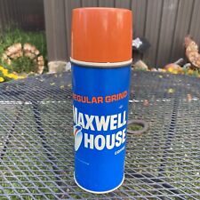 Vtg Good To The Last Drop Maxwell House Thermos 16 Ounce Size With Cup and Cap picture