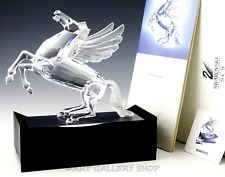 Swarovski SCS Figurine FABULOUS CREATURES 1989 PEGASUS W/ DISPLAY STAND in Box picture