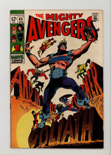Avengers 63 VF- Goliath & Mad Thinker Appearance 1969 picture