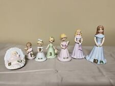 Enesco Growing Up Girls Birthday Figurines. Set of 7 picture