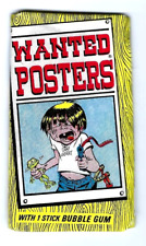 VINTAGE 1975 TOPPS WANTED POSTERS 1 Sealed Pack ART BY WALLY WOOD picture