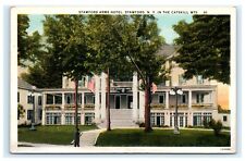 Stamford Arms Hotel Stamford NY Catskill Mountains Postcard Curteich C6  picture