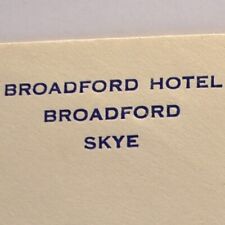 Vintage 1950s Broadford Hotel Skye Island Scotland UK Envelope Stationary picture