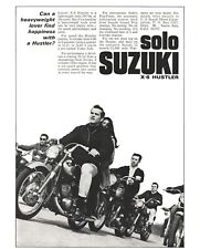 1966 Suzuki X-6 Hustler 250 - Vintage Motorcycle Ad picture
