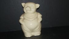 Vintage 1940's USA Made Smiley Pig SHAWNEE Cookie Jar Ivory 11.2'' Tall- NICE picture