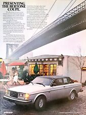 1979 Volvo Bertone Coupe Italian Leather Light Alloy Automobile Vintage Print Ad picture