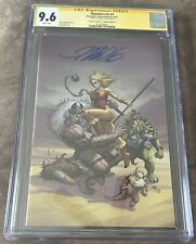 Thundercats #1- Virgin Variant Frank Cho Cover- SIGNED by Cho & CGC 9.6 picture
