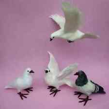 4 pcs a set simulation pigeon models plastic&feather different dove bird dolls picture