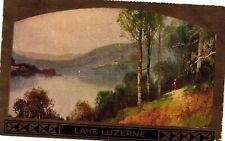 1909 Lake Luzerne New York NY Vintage Postcard Posted Divided Back picture