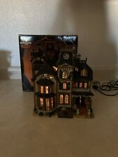Lemax Spooky Town 2000 Greaves Manor Porcelain Haunted House Retired picture