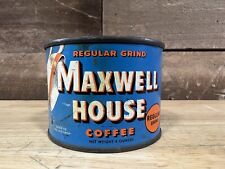Vintage Maxwell House Regular Grind Coffee Tin Empty picture