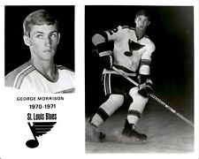 PF17 Original Photo GEORGE MORRISON 1970-71 ST LOUIS BLUES NHL HOCKEY LEFT WING picture