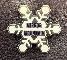 Vintage Mirror Mountain Oregon Mt. Hood Ski Resort Ski Outdoor Nature Pin picture