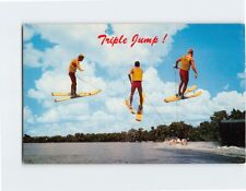 Postcard Triple Jump Florida's Cypress Gardens USA picture