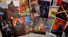 Lot of 14 Star Wars Poster Art Prints Collection - Darth Vade, etc Marvel Comics picture