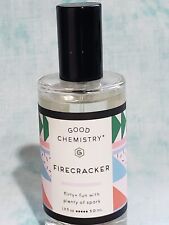 GOOD CHEMISTRY FIRECRACKER Perfume with Essential Oils 1.7 fl.oz USED 95% FULL picture
