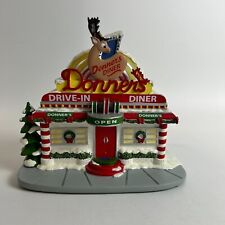 Hawthorne Village Rudolph's Christmas Town Donner's Diner with Certificate picture