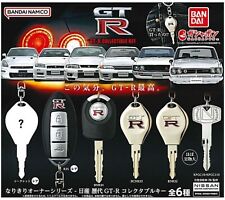 BANDAI Nissan GT-R Collectible Key 6 piece Complete Capsule Toy NEW from Japan picture