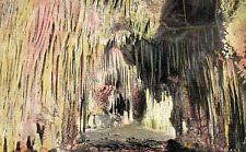 1930s CARLSBAD CAVERN NEW MEXICO ICE CHAMBER LOWER CAVE POSTCARD P249 picture