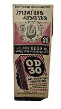 Kill Every Bad Smell OD30 All Purpose Deodorizer Vintage Matchbook Cover picture