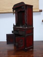 Old Rosewood Buddhist Altar Butsudan Shrine God Zen House Collection picture