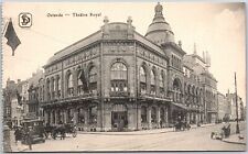 Ostende - Theatre Royal Marchal Belgium Horse Carriage Postcard picture