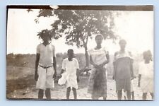RPPC African American Family Rural Scene UNP 1910s AZO Postcard N5 picture