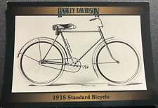 #8 1918 Standard Bicycle - Vintage Harley-Davidson Series 1 Collector's Card picture