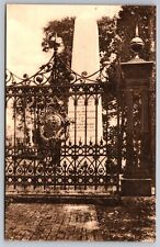 1928. Thomas Jefferson Burial. Cemetery. Charlottesville Virginia Postcard. VA picture