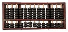 OLD Chinese Abacus Wood. Very worn. SEE PHOTOS 16in 7in 2.5lbs picture