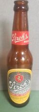 Stroh's Bohemian Style Beer Empty Bottle 200 Years Label 1960s picture
