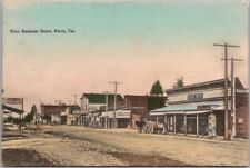 Vintage 1909 PERRIS, California Hand-Colored Postcard 