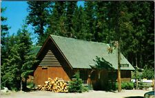 Warm Lake ID-Idaho, Warm Lake Lodge, Outside, Vintage Postcard picture