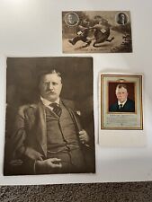 Harris & Ewing Photograph of Theodore Roosevelt With 2 Postcards picture
