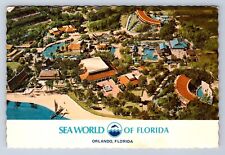 VINTAGE SEA WORLD ORLAND, FLORIDA~c1975 MULTI VIEW POSTCARD JQ picture