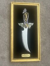 Franklin Mint Item #B11YU80, Mistress of the Dragon’s Realm Dagger With Frame picture