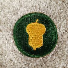 Vintage 87th Infantry Division Patch WWII Original Golden Acorns Drum / Hoover picture